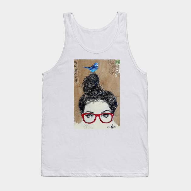 Bird days Tank Top by Loui Jover 